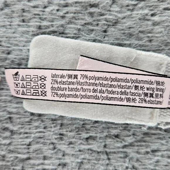 Victorias Secret Bra Womens 36D White Dream Angels Lined Demi Lace Underwire - Picture 11 of 16